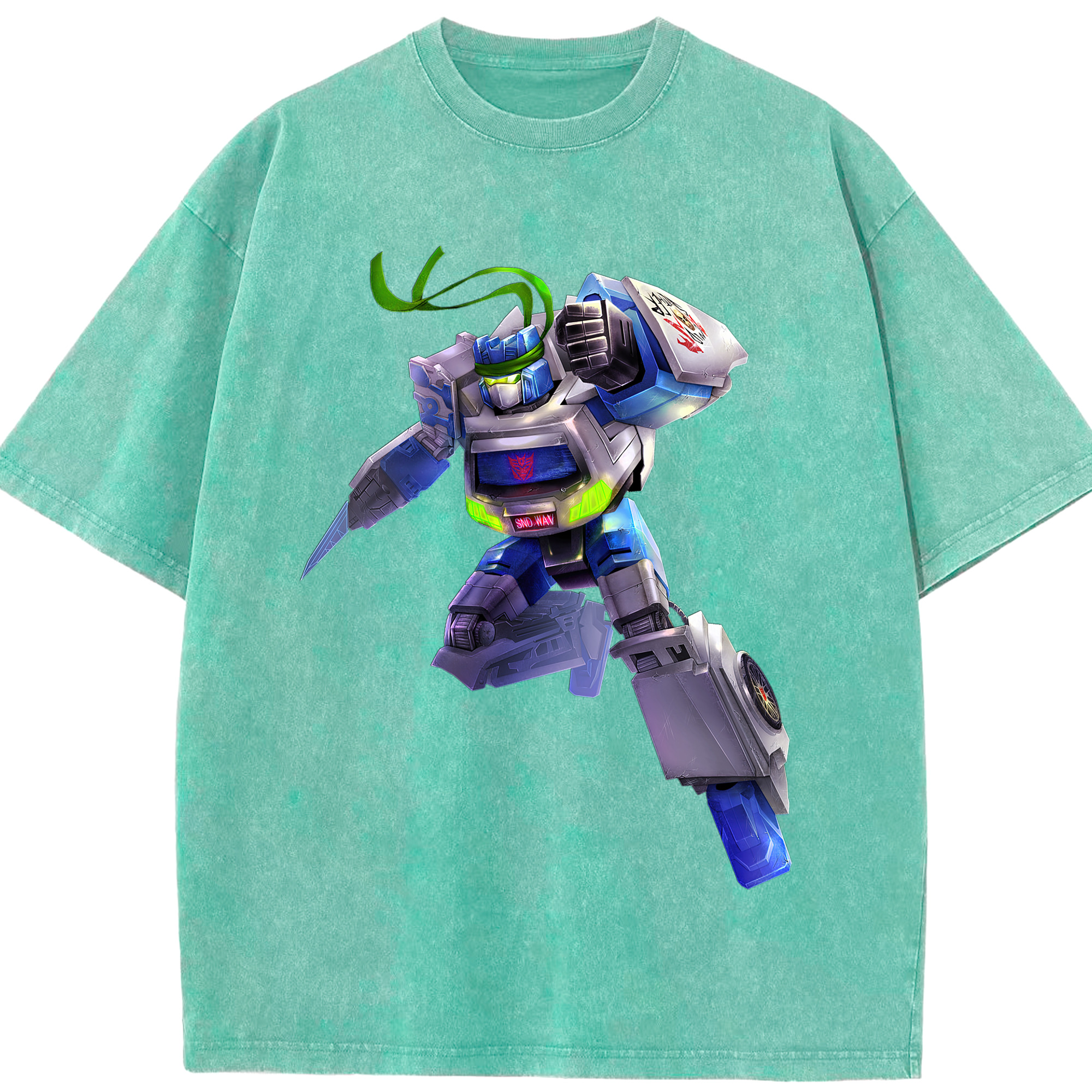 （画像用）  綿100% ヴィンテージ風 半袖Tシャツ（フロントプリント）